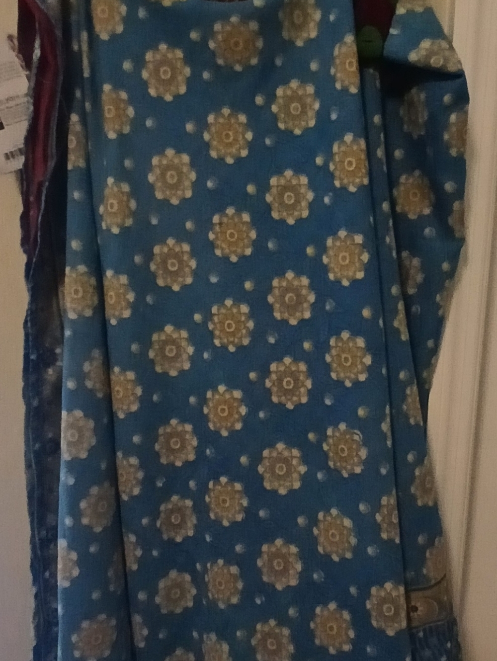 Nwt Skirt Reverse Darn Good Yarn Sari Silk Wrap Skirt Ankle Length